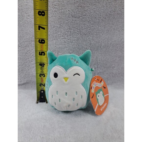 Squishmallows Winston The Owl 5" Plush Stitches Winking Halloween 2023 - Picture 2 of 8